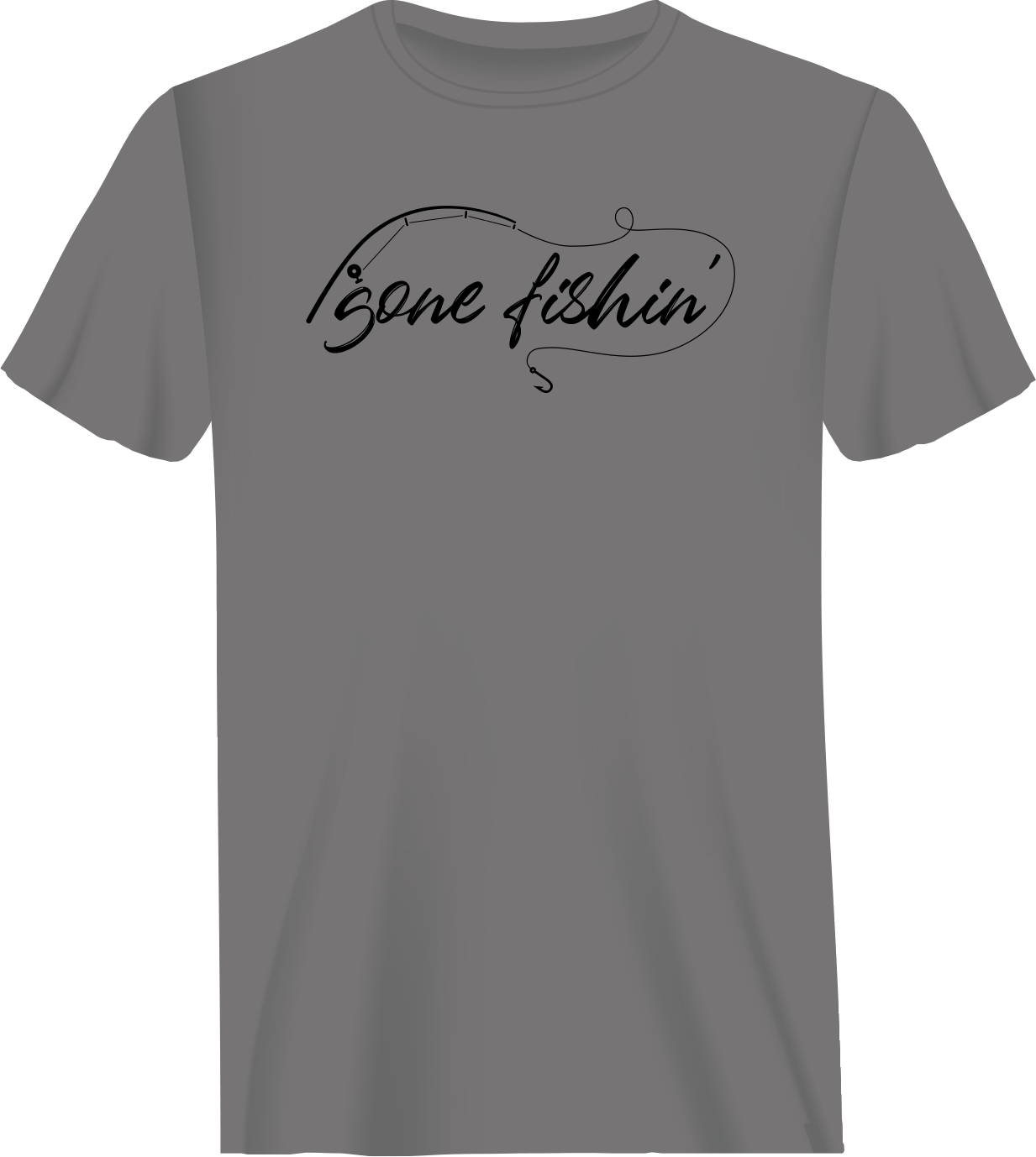 Gone Fishing v2 Man T-Shirt