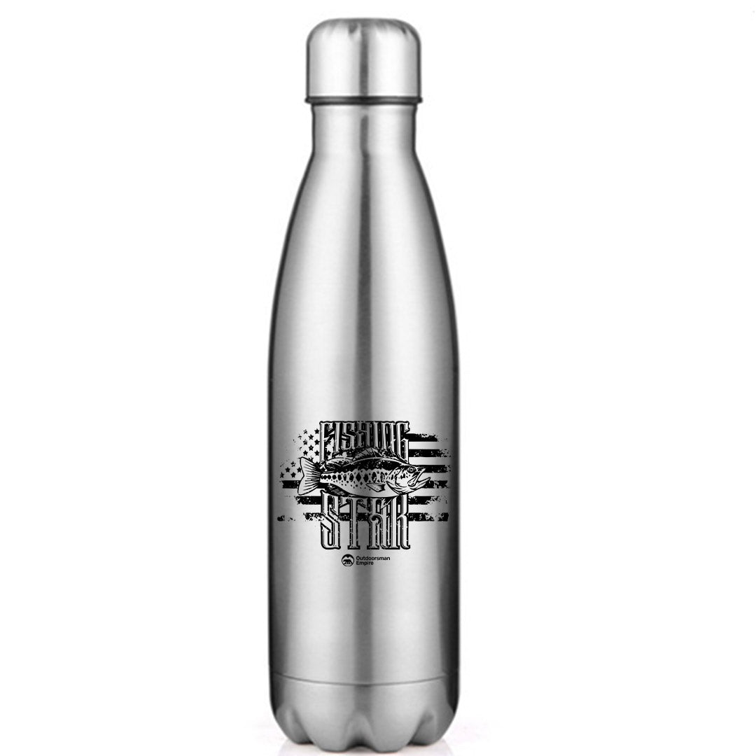 Fishing Star' Stainless Steel Water Bottle